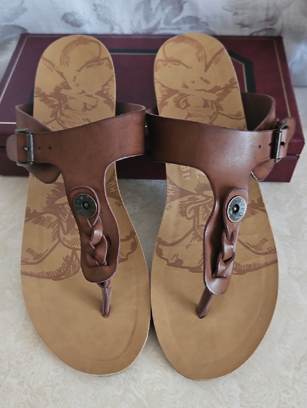 Blowfish Malibu Greco Thong Sandal, Size 9.5.